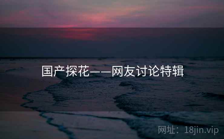国产探花——网友讨论特辑