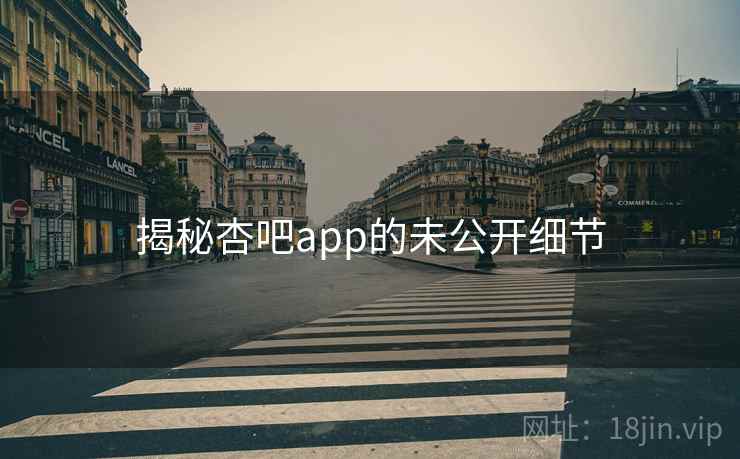 揭秘杏吧app的未公开细节