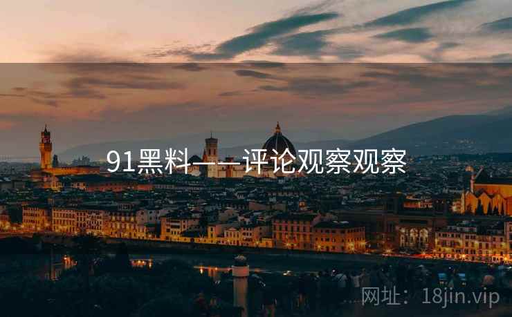 91黑料——评论观察观察