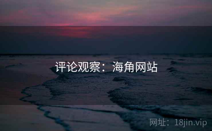评论观察:海角网站
